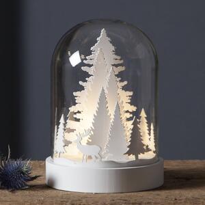 LED dekorativní světlo Kupol lesní scéna, bílá