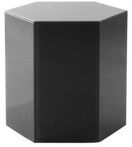 Jotex Černý odkládací stolek STARLITE 40 x 40 cm