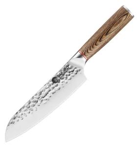 Japonský nůž santoku z nerezové oceli SaKuRo Pakka-B 17,8 cm
