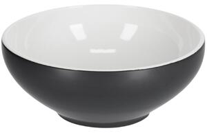 Černá porcelánová miska Kave Home Sadashi 24,3 cm