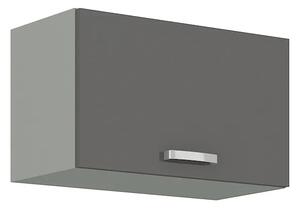 Kuchyně AVERNA 200/260 cm, korpus: platinově šedá, dvířka: šedý lesk