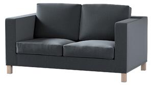 Potah na pohovku IKEA Karlanda 2-místná, krátký barva šedá látka sametová
