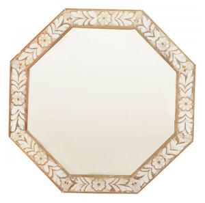 Zrcadlo Sita 60x60 z indického masivu mango