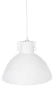 Závěsná lampa MIGUELETE Papírmaš Bílá