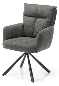 MCA Germany Jídelní židle s loketní opěrkou Sofia Barva: tmavě šedá