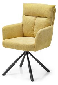 MCA Germany Jídelní židle s loketní opěrkou Sofia Barva: Žlutá