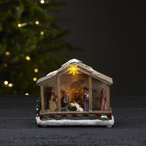 Nativity LED dekorativní světlo, baterie, 19 cm