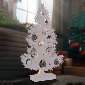 LED dekorativní vánoční strom, bílá