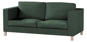 Potah na pohovku IKEA Karlanda rozkládací, krátký barva zelená látka pletený vzor