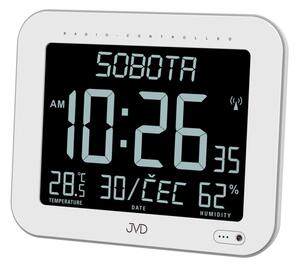 JVD Velké stříbrné rádiem řízené digitální hodiny JVD DH9362.1 (POŠTOVNÉ ZDARMA!! s češtinou!!)