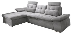 ROHOVÁ SEDAČKA, textil, kompozitní dřevo, šedá MID.YOU - Sedací soupravy, Online Only