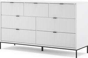 Příborník Vicco Eliza Bílá 42 x 81 cm se 7 zásuvkami, Model 49502