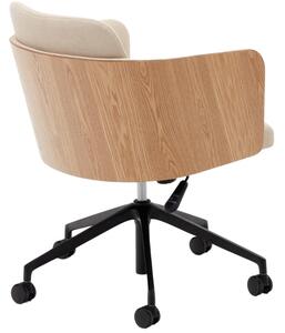 Béžová čalouněná konferenční židle Kave Home Madai