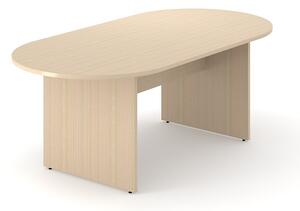 NARBUTAS - Jednací stůl OPTIMA oválný s deskovou podnoží 200x100x72 cm