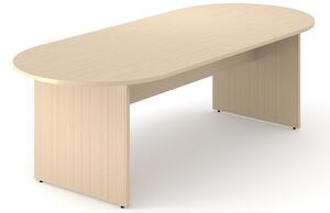 NARBUTAS - Jednací stůl OPTIMA oválný s deskovou podnoží 240x100x72 cm