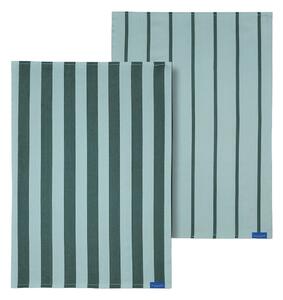 Bavlněné utěrky v sadě 2 ks 50x70 cm Stripes – Mette Ditmer Denmark