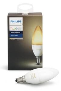 LED Stmívatelná žárovka Philips Hue WHITE AMBIANCE E14/6W/230V 2200-6500K