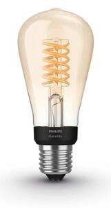 LED Stmívatelná žárovka Philips Hue WHITE FILAMENT ST64 E27/7W/230V 2100K