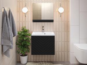 Koupelnová sestava Najrip, Sifon k umyvadlu: ne, Barva dřeva: černá Mirjan24 5903211276101