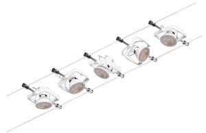 Paulmann 94432 - SADA 5xGU5,3/10W Kompletní lankový systém MAC 230V bílá