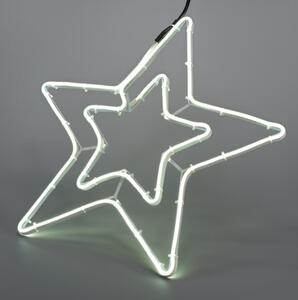 Vánoční světelná dvojitá hvězda 55 cm, 360 LED