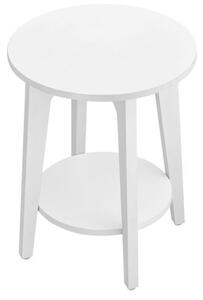 Přístavný stolek CHARM bílá