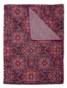 Pip Studio luxusní přehoz přes postel Il Mosaico červený, 220x260 cm