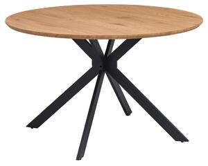 JÍDELNÍ STŮL, barvy dubu, 120/120/76 cm P & B - Jídelní stoly, Online Only
