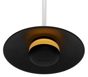 Nabíjecí závěsné světlo Fatboy Chap-O LED, černé, stmívatelné, IP55