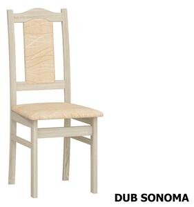 Jídelní židle BUREWALA, potah monaco, dub sonoma, 5 let záruka