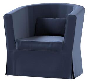 Potah na křeslo IKEA Ektorp Tullsta barva tmavě modrá látka sametová