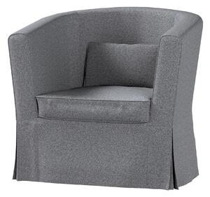 Potah na křeslo IKEA Ektorp Tullsta barva šedá látka pletený vzor