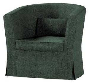 Potah na křeslo IKEA Ektorp Tullsta barva zelená látka pletený vzor