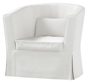 Potah na křeslo IKEA Ektorp Tullsta barva krémová látka pletený vzor