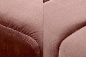 Lavice PETIT BEAUTE 110 CM tmavě růžová samet Nábytek | Předsíňový nábytek | Botníky