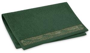 AmeliaHome Ručník ALLIUM klasický styl 30x50 cm tmavě zelený