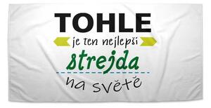 Sablio Ručník Tohle je ten nejlepší strejda na světě - 30x50 cm
