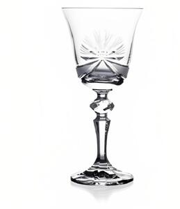 Bohemia Crystal Broušené sklenice na víno Laura 1S116/17002/170ml (set