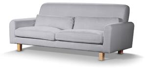 Potah na pohovku IKEA Nikkala krátký barva šedá látka pletený vzor