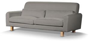 Potah na pohovku IKEA Nikkala krátký barva šedá látka pletený vzor