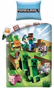 Bavlněné Povlečení Minecraft 140x200 + 70x90 cm