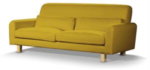 Potah na pohovku IKEA Nikkala krátký barva žlutá látka sametová