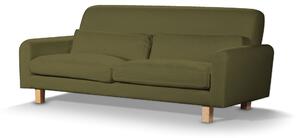 Potah na pohovku IKEA Nikkala krátký barva zelená látka pletený vzor