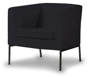 Potah na křeslo IKEA Klappsta barva černá látka pletený vzor
