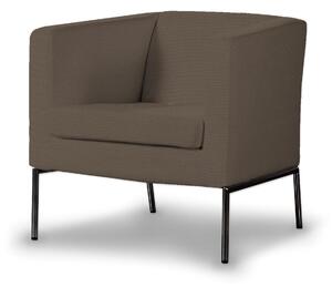 Potah na křeslo IKEA Klappsta barva hnědá látka pletený vzor