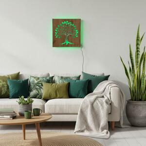 Podsvícený dřevěný obraz „Strom života led | LED0564