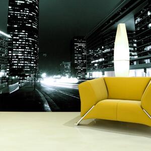 Sablio Tapeta Noční ulice - 125x75 cm