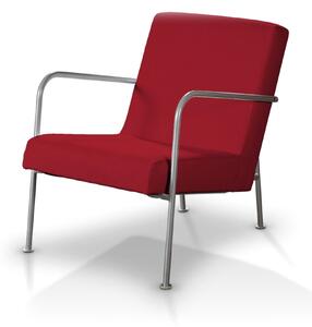 Potah na křeslo Ikea PS barva červená látka pletený vzor