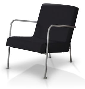 Potah na křeslo Ikea PS barva černá látka pletený vzor