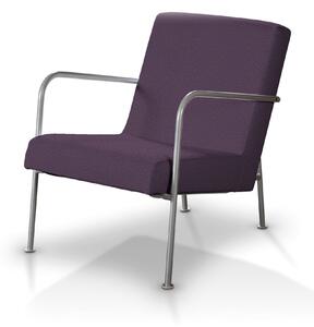 Potah na křeslo Ikea PS barva fialová látka pletený vzor